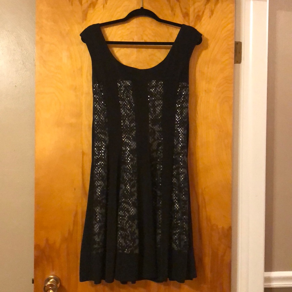 Connected Black Dress